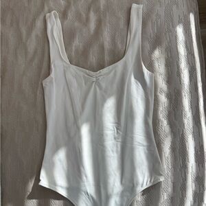 White/bone body suit